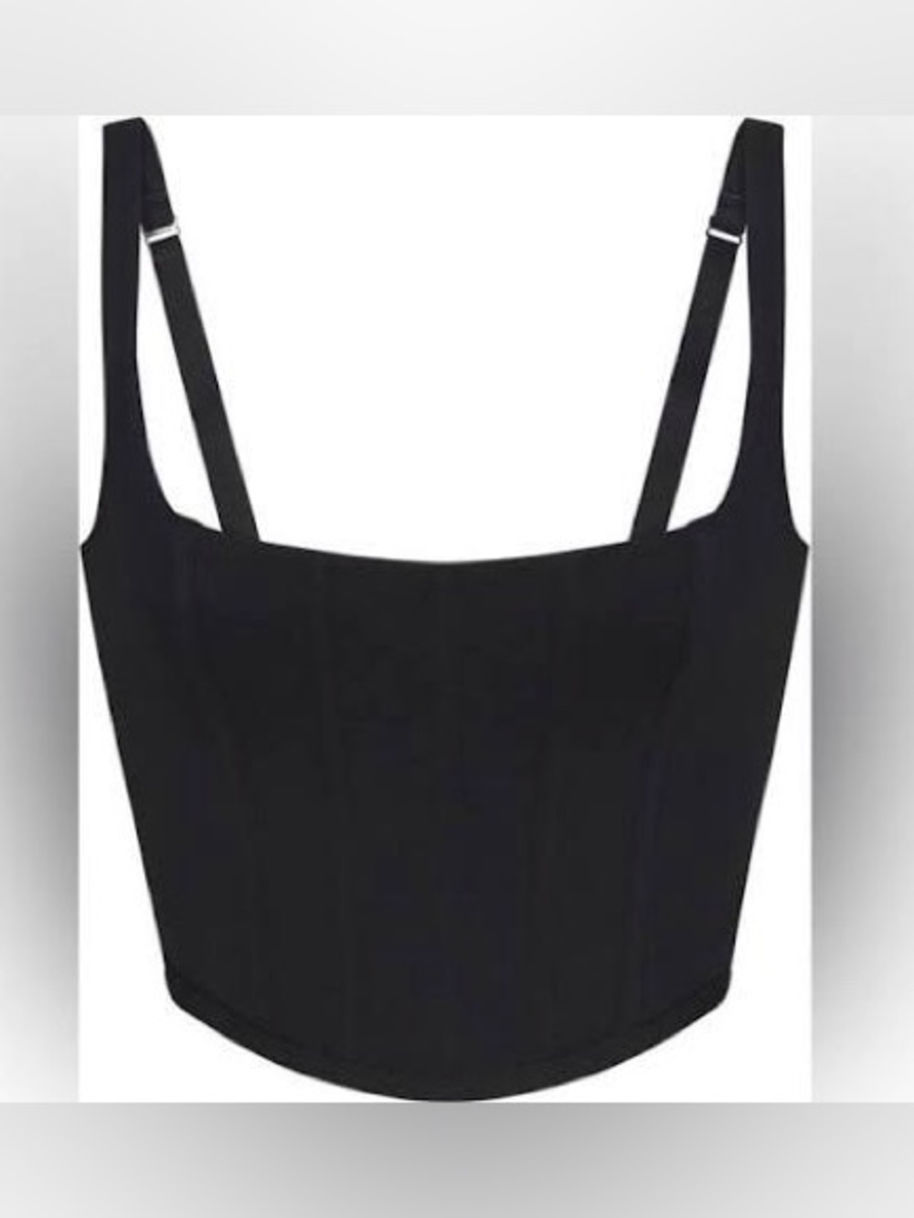 Skims cotton corset bustier